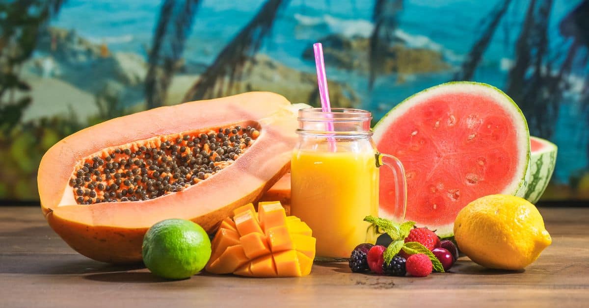 water rich fruits in summer