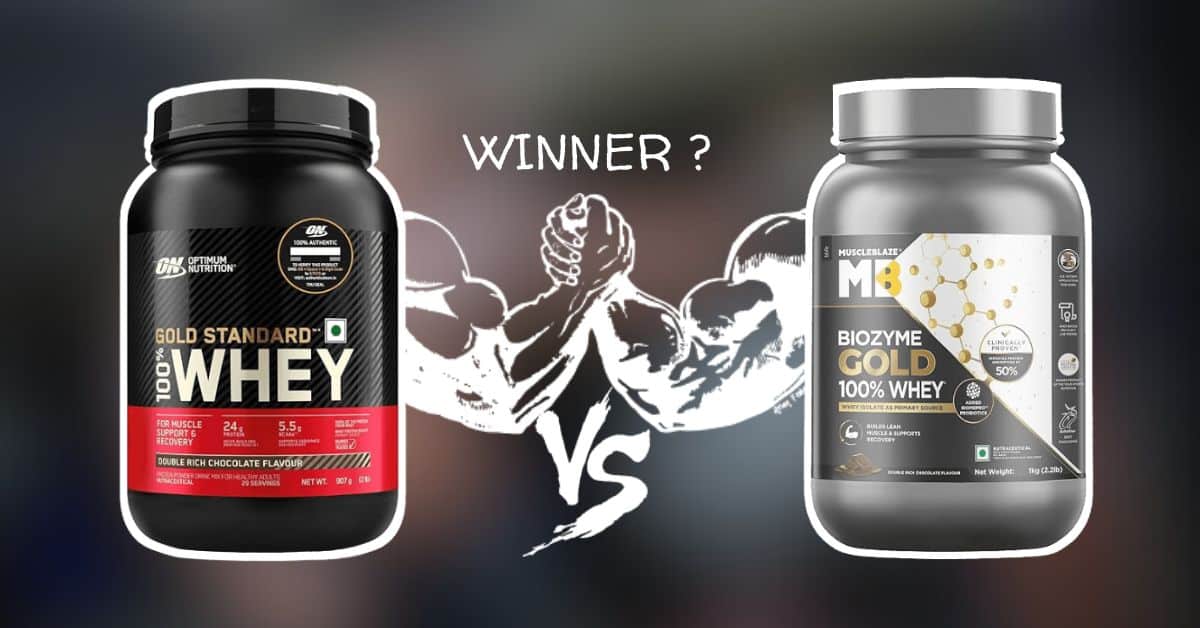 muscleblaze biozyme gold vs optimum nutrition gold standard